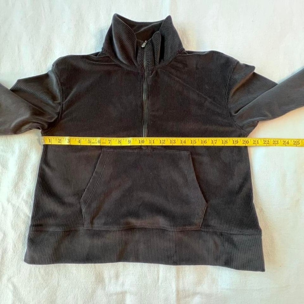 Black Jockey velour half zip sweatshirt Women's size‎ small - Picture 6 of 7